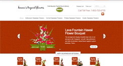 Desktop Screenshot of hawaiis-tropical-flowers.com