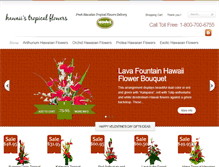 Tablet Screenshot of hawaiis-tropical-flowers.com